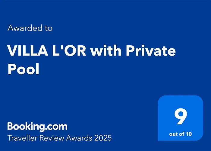 Villa L\'Or With Private Pool
